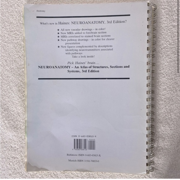 Vintage Neuroanatomy An Atlas Of Structures Sections And Systems Third Edition - Picture 2 of 9